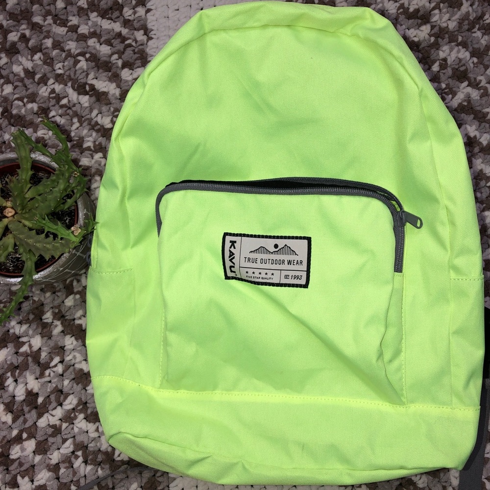 KAVU neon backpack.